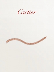 Cartier Cartier Clash Series Rose Gold Double Ring Rivet Soft Chain Bracelet