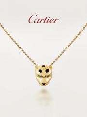 Cartier Panth è re Cheetah Collection Gold Gemstone Women's Necklace