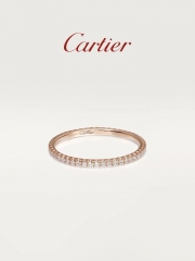 Cartier Cartier Etinele Series Rose Gold Platinum Diamond Wedding Ring Single