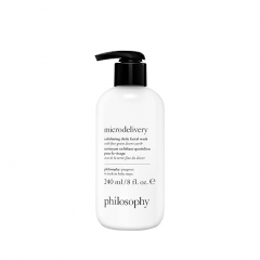 philosophy microdelivery exfoliating daily facial wash - with fine grain desert earth & gentle amino acids - scrubs away impurities & dead skin cells to alleviate dryness and rough texture