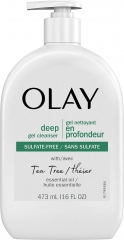 Olay Deep Gel Cleanser with Tea Tree Essential Oil, 16 Oz